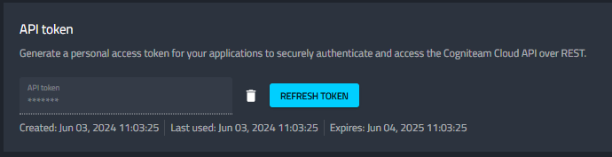 API Token