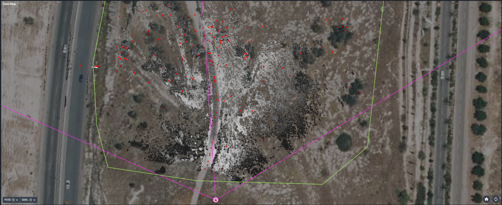 Point Cloud Over Map
