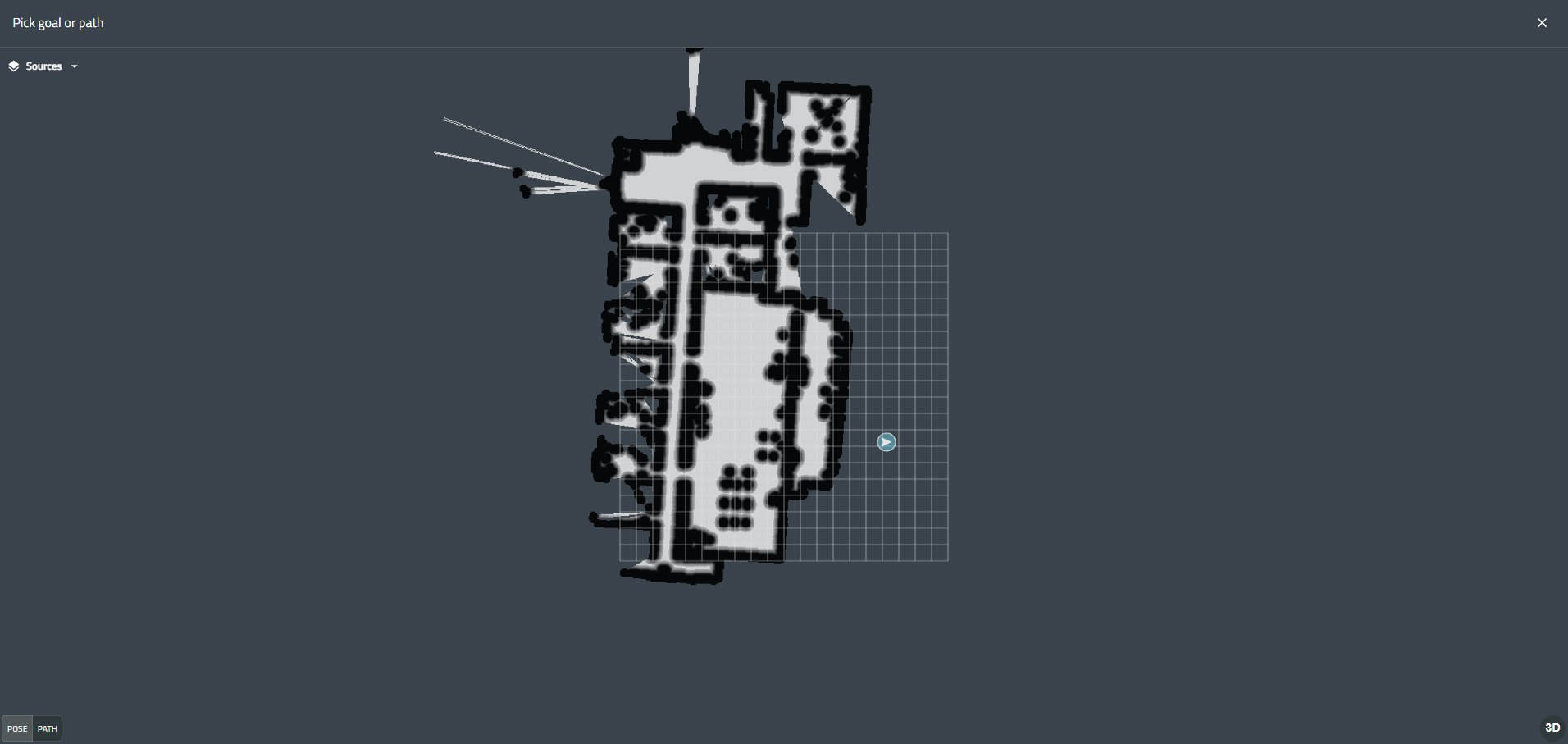 Pick a goal in 2D