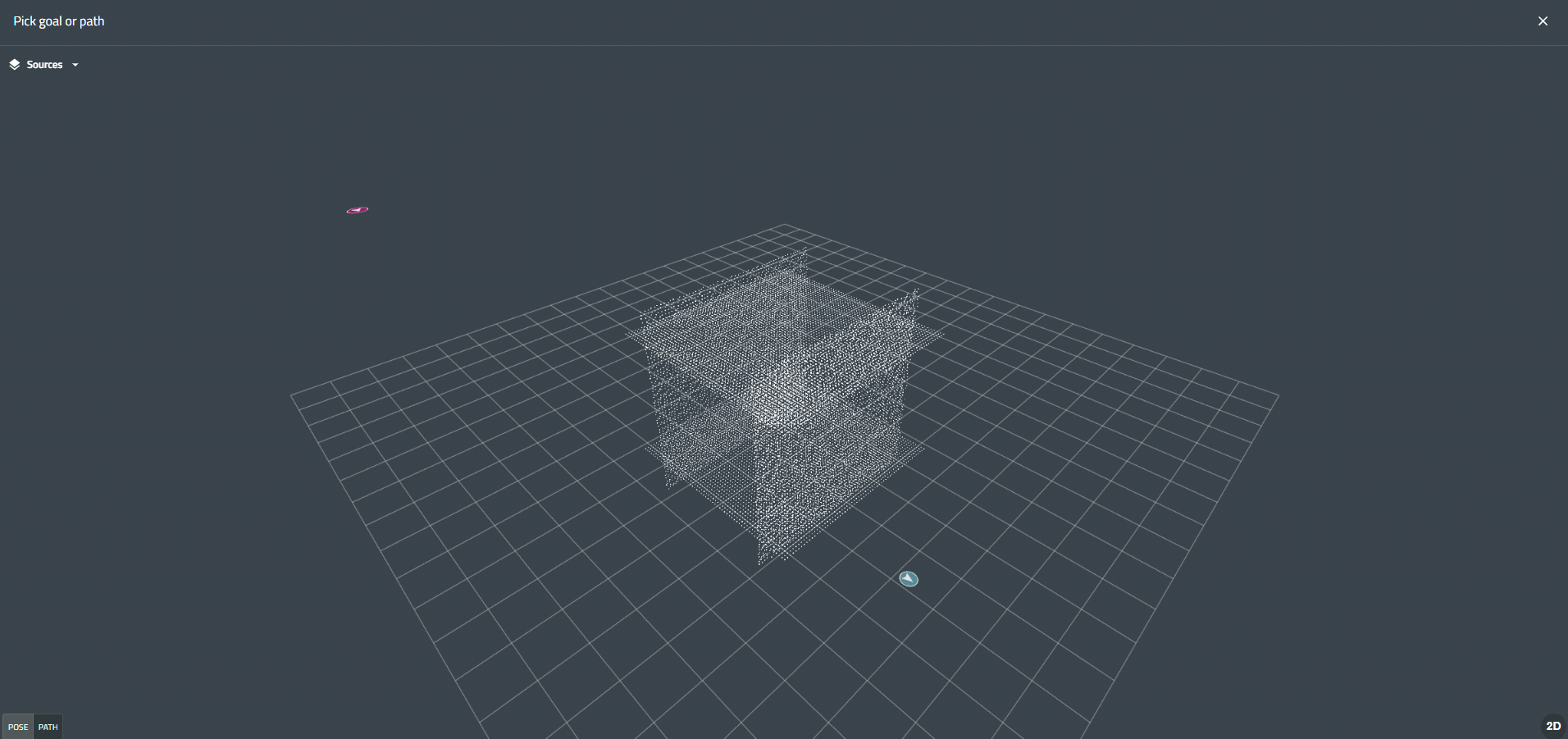 Pick a goal in 3D